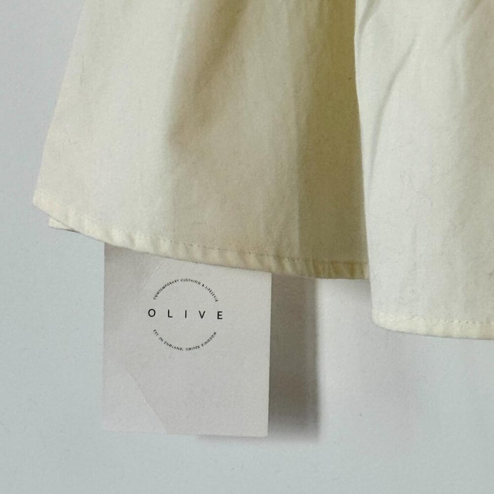 OLIVE CLOTHING - Cream and White Blouse - Picture 4 of 4